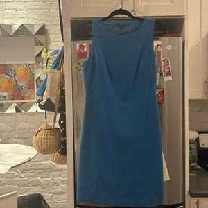 Theory NWOT turquoise wool dress